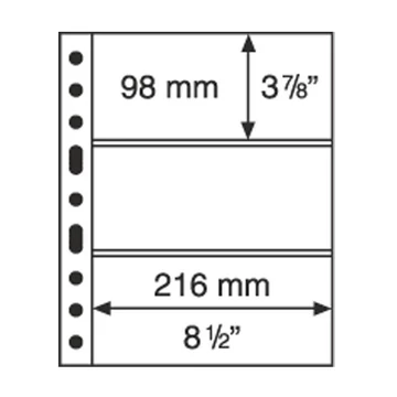 Leuchtturm: GRANDE 3C papírpénz berakólap csomag