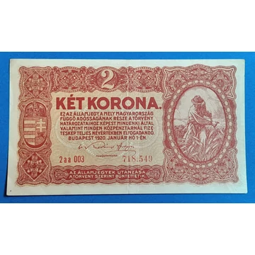 1920.   2 Korona VF