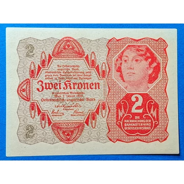 1922.   2 Korona UNC