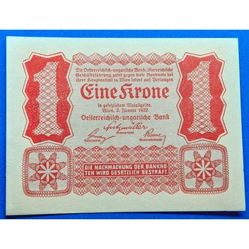 1922.   1 Korona UNC