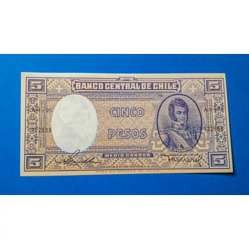 1958. 5 Peso UNC