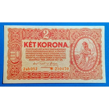 1920.   2 Korona aUNC