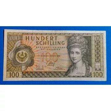 1969. 100 Schilling EF