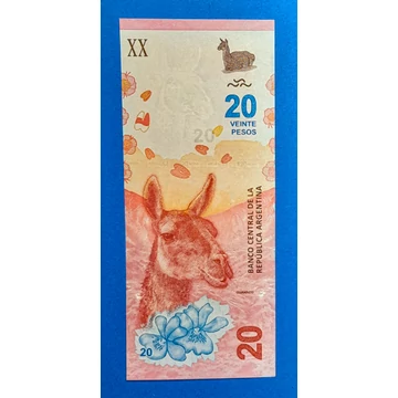 2017. 20 Peso UNC