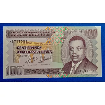 2011. 100 Francs UNC