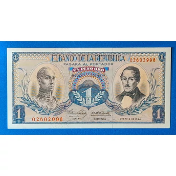 1964. 1 Peso UNC