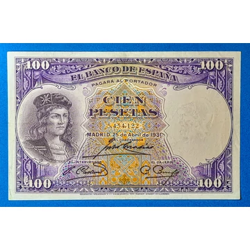 1931. 100 Peseta F
