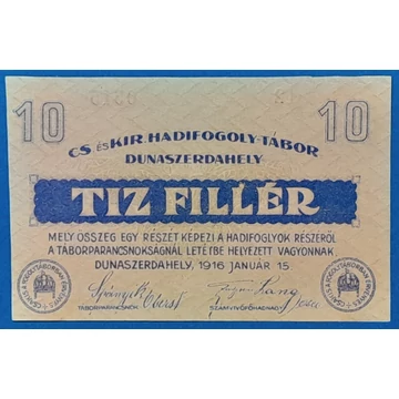 Dunaszerdahely 1916.  10 fillér UNC
