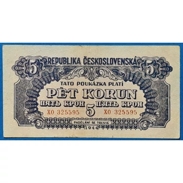 1944.   5 Korun AUNC