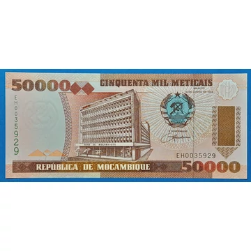1993. 50.000 Meticais UNC
