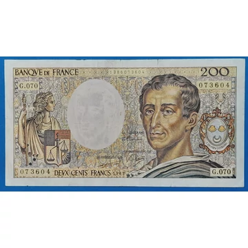 1989. 200 Francs VG+