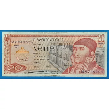 1972. 20 Pesos VF