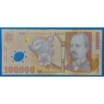 2001. 100.000 Lei F Polymer