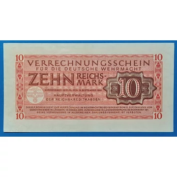 1944. 10 Reichsmark EF+