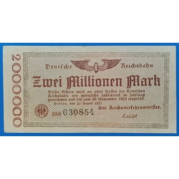 1923.  2.000.000 Mark F