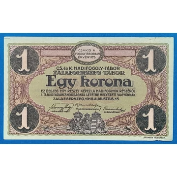 Zalaegerszeg 1916. 1 Korona EF+