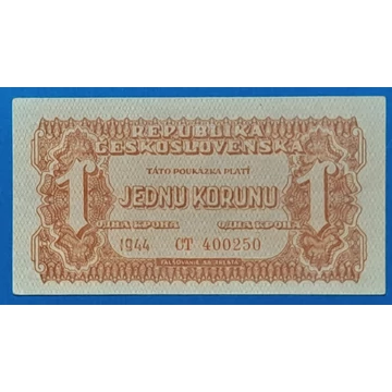 1944.   1 Korunu UNC