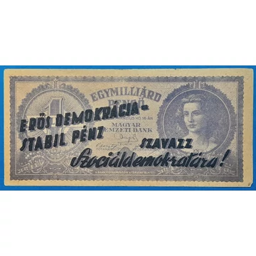 1946. Egymilliárd Pengő VG