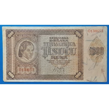 1941. 1.000 Kuna F