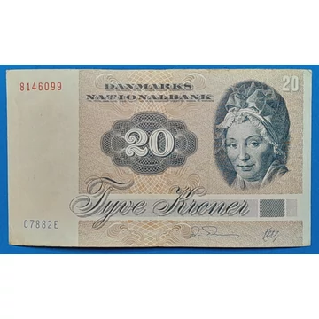 1972.  20 Kroner VF-