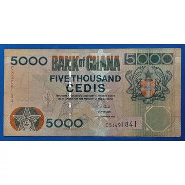 2002. 5.000 Cedis VF-
