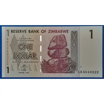 2007. 1 Dollar UNC