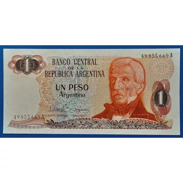 1983-1984.  1 Peso UNC