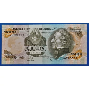 1987. 100 Nuevos Pesos UNC