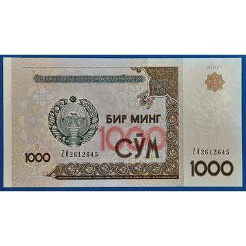 2001. 1.000 Som UNC