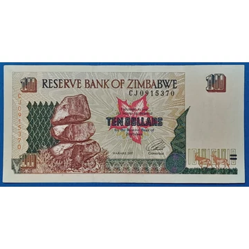 1997. 10 Dollars EF