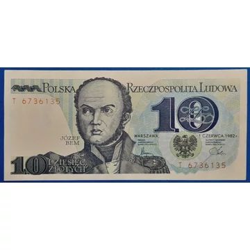1982.  10 Złotych UNC