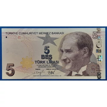 2009. 5 Lira UNC