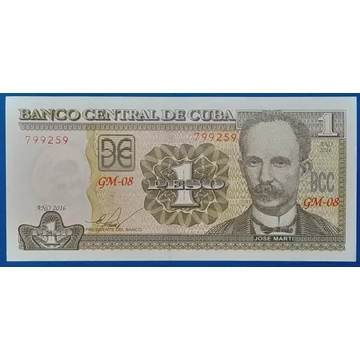 2016. 1 Peso UNC