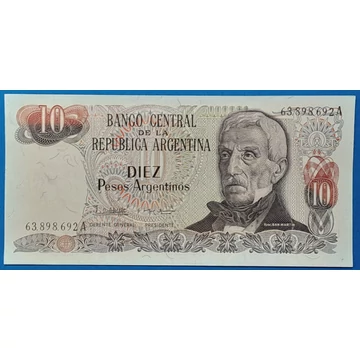 1983-1984. 10 Peso UNC