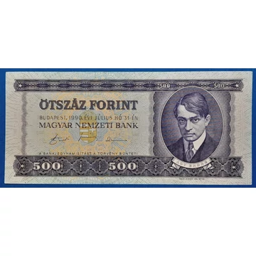 1990. 07.31.  500 Forint AUNC
