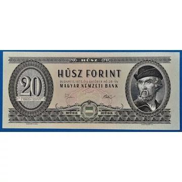 1975.10.28.  20 Forint  VF