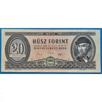 1969.06.30. 20 Forint F+