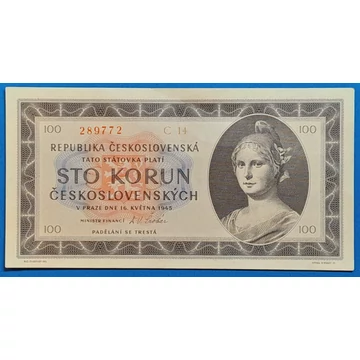 1945. 100 Korun  EF-