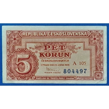 1949. 5 Korun  VF-