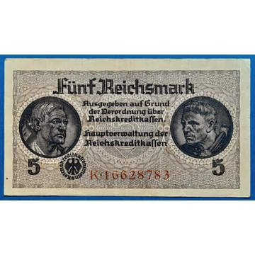 1940-1945. 5 Reichsmark F