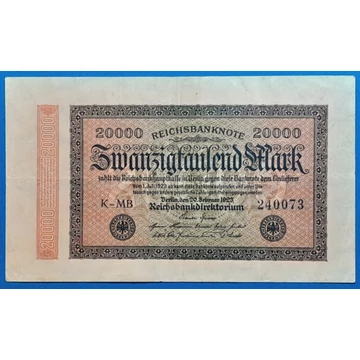 1923.     20.000 Mark F