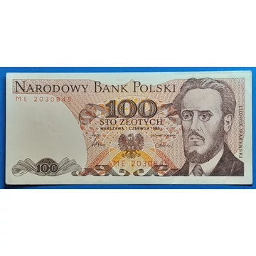 1986. 100 Złotych  EF+