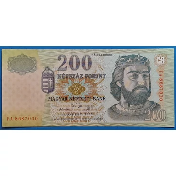 2005. 200 Forint UNC "FA" betűjel
