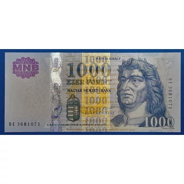 2015. 1.000 Forint UNC "DE" betűjel