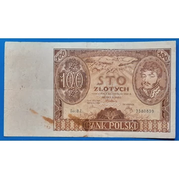 1934. 100 Złotych F