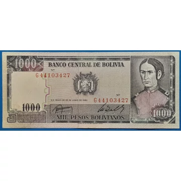 1982. 1.000 Pesos F