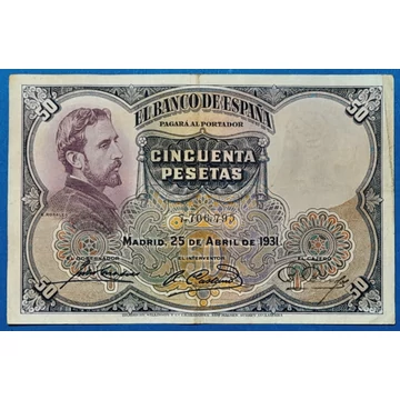 1931. 50 Pesetas VF