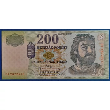 2007. 200 Forint UNC "FB" betűjel