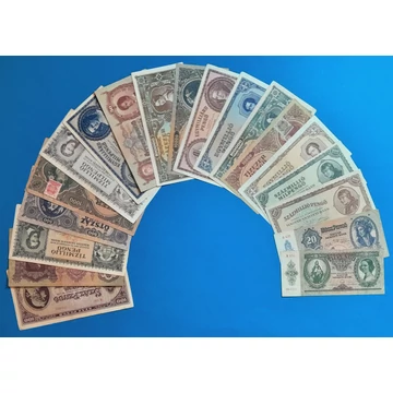 1936 - 1946-ig 19 db-os Pengősor, EF-F