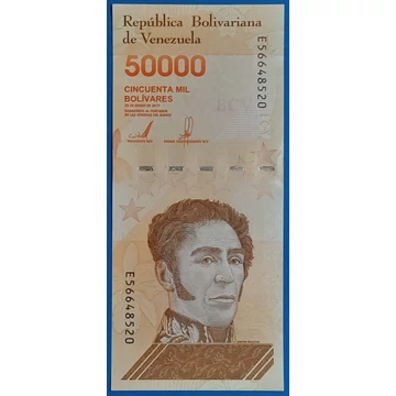 2019. 50.000 Bolívares AUNC